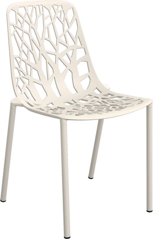 Forest Outdoor Chair Fast creamy white